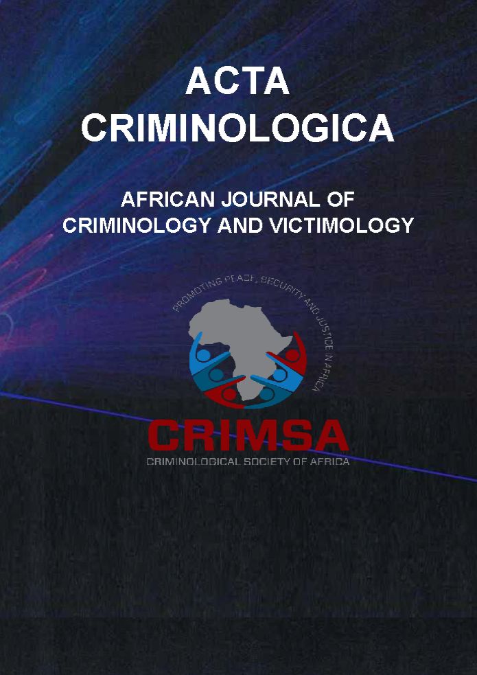 Acta Criminologica Cover